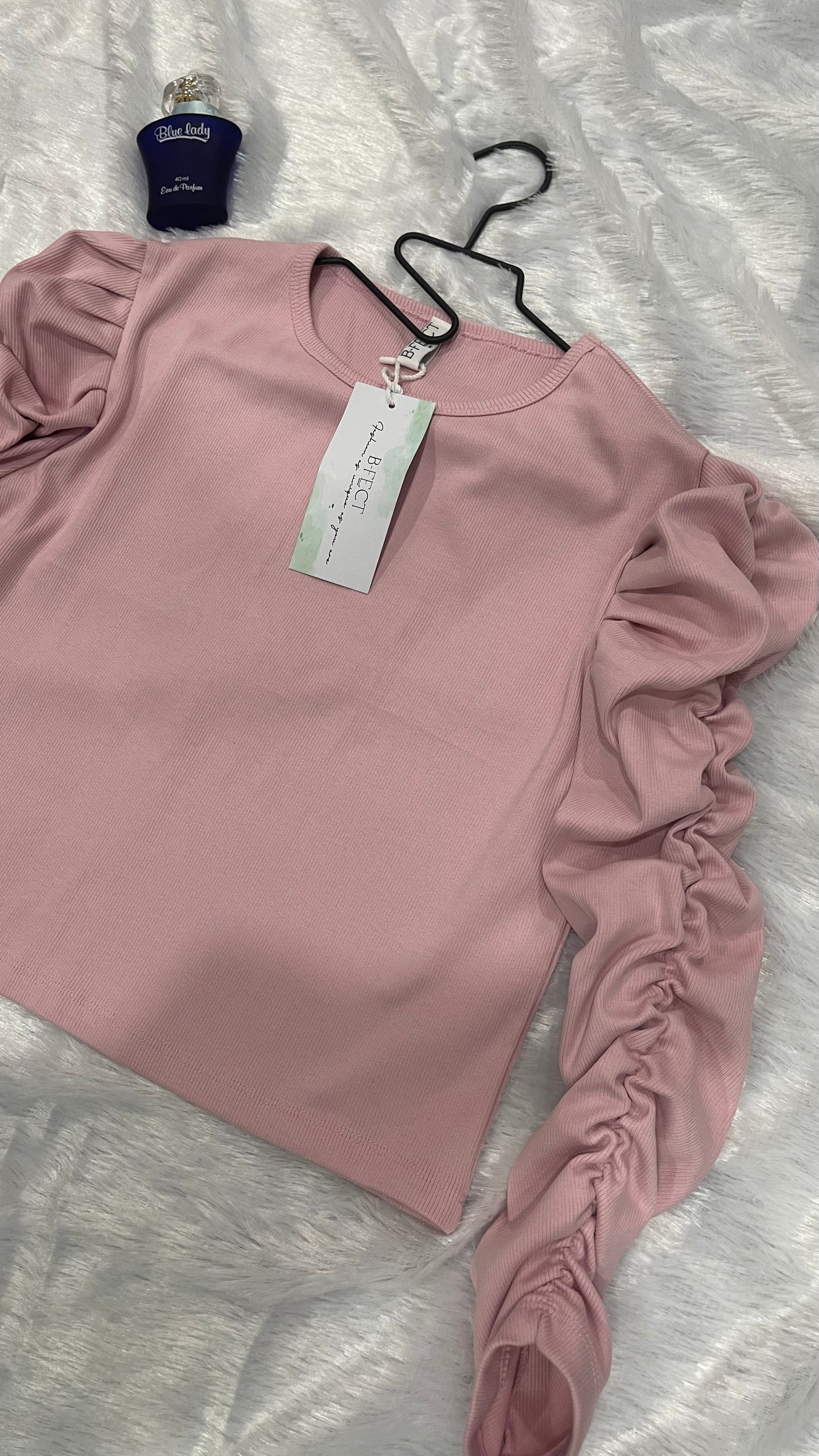 B-FECT PINK FEATURED TOP