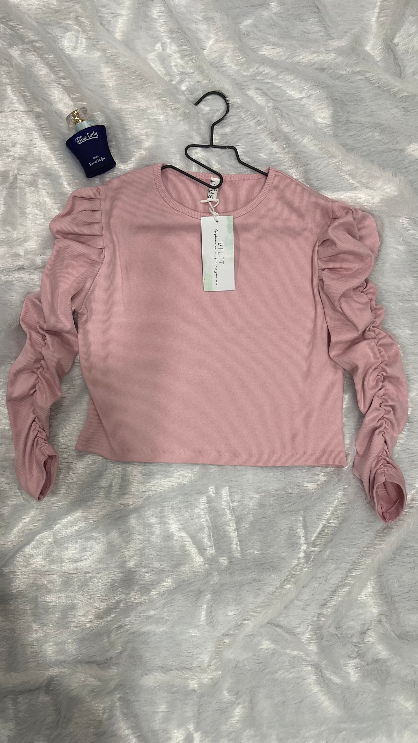 B-FECT PINK FEATURED TOP